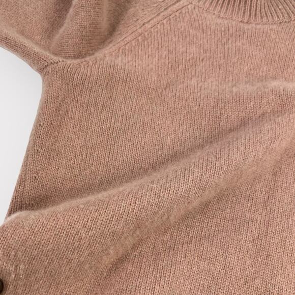 Garnet Hill Side-Button 100% Cashmere Turtleneck Sweater Size XS - Picture 4 of 6